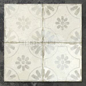 Vloertegel FS Blume Sage groen 45x45cm 4 in 1