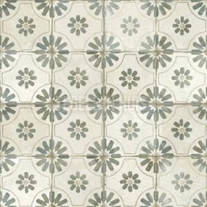 vloertegel fs blume sage groen 45x45cm 4 in 1