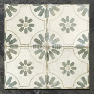 vloertegel fs blume sage groen 45x45cm 4 in 1