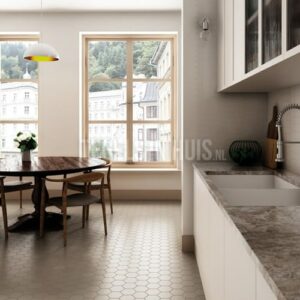 vloertegel hexagon 11,6x10,1 mat beige