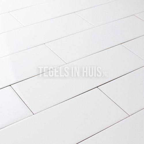 wandtegel 10thirty 10x30 cm glans wit