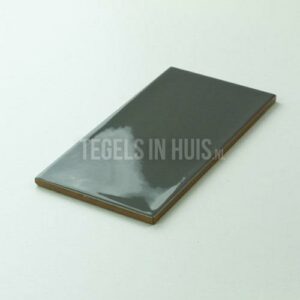 wandtegel artic handvormlook 10x20cm donker grijs