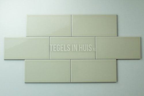 wandtegel 10x20 cm vt jasmijn creme glans