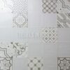wandtegel 15x15 cm artic grijs gris handvorm look