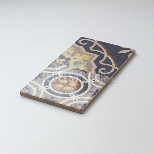 wandtegel artic handvormlook 10x20cm olite decor mix glans creme