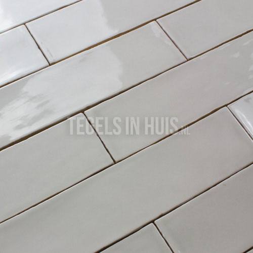 eq langwerpige witjes 7,5x30 cm handvorm wandtegel glans grijs claro