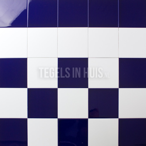 wandtegels azul cobalto glans donker blauw 15x15