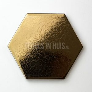 Wandtegel Scale Hexagon – honingraad – 6-hoekig licht grijs 12,4×10,7