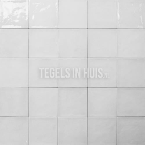 handvorm wandtegel 13x13 grijs soft glans