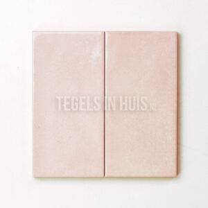 handvorm wandtegel 6,5x13 roze soft glans