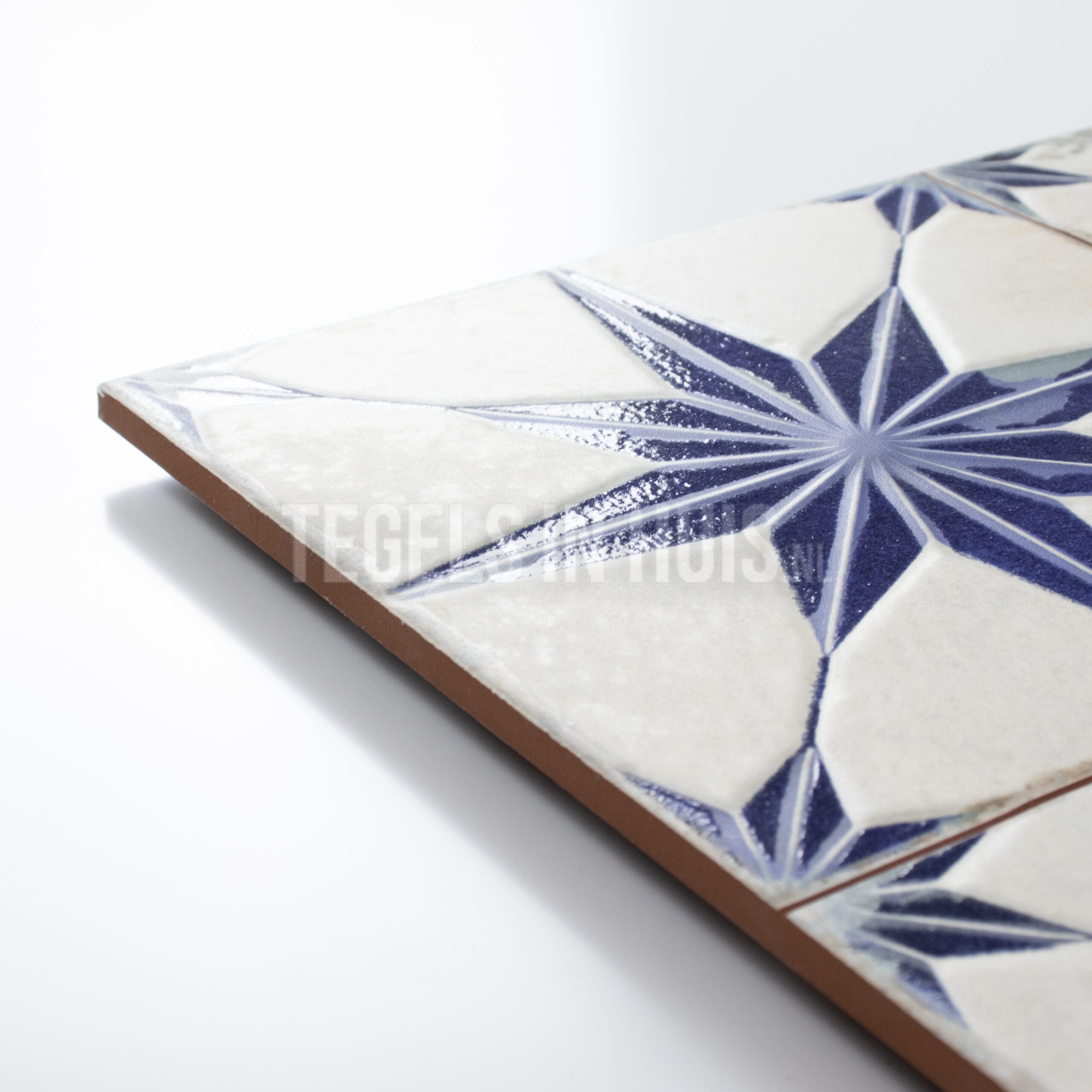 vloertegel fs star blauw 45x45 4 in 1 3d r10