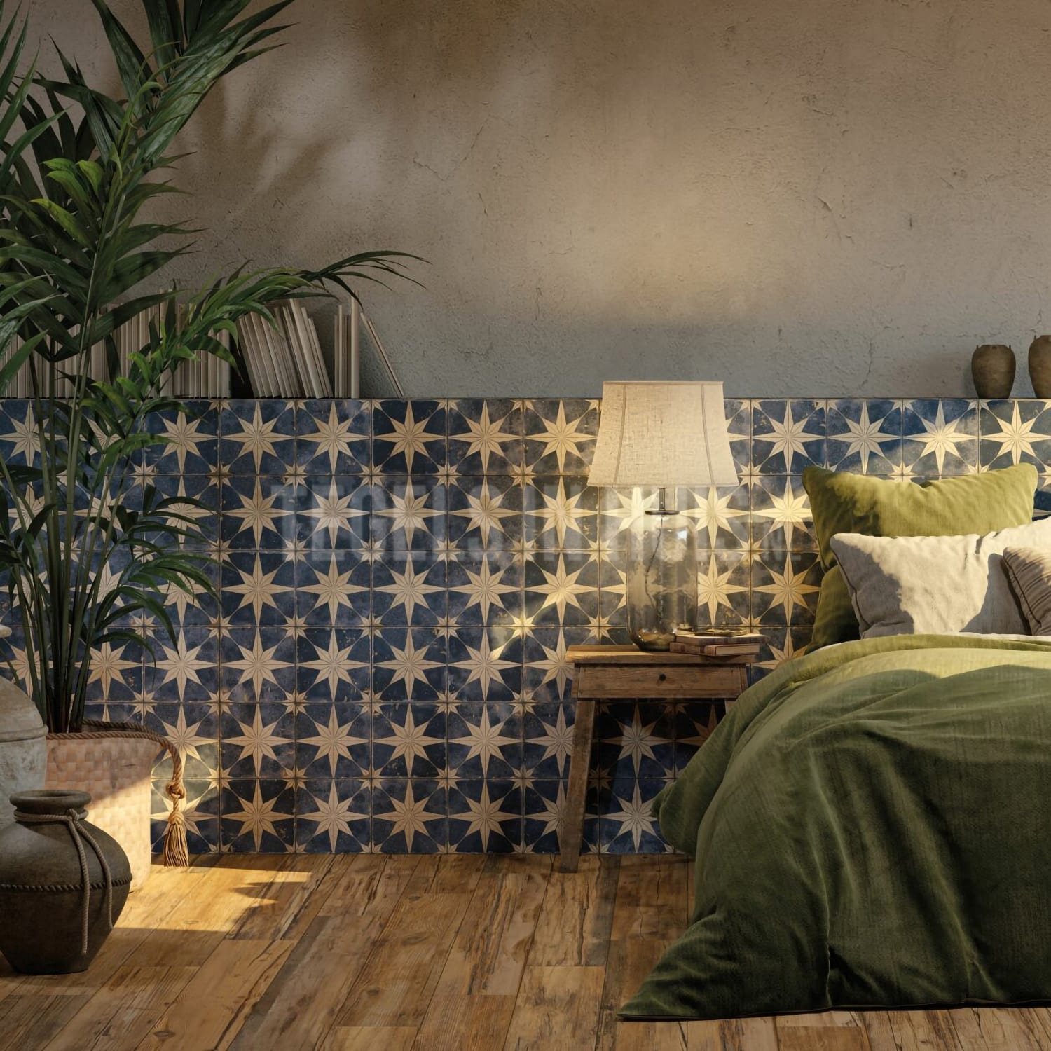 vloertegel fs star sky blauw 45x45 cm 4 in 1