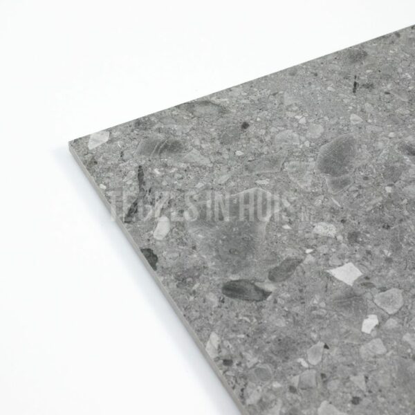 vloertegel g stone terrazzo grijs 60x60 r10 gerectificeerd full body