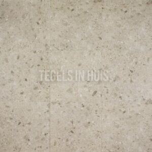 Vloertegel G-Stone terrazzo Licht grijs 90×90 R10 gerectificeerd full body