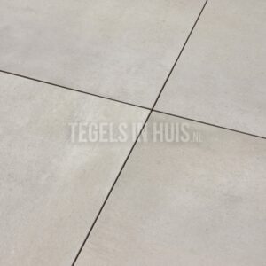 vloertegel indeed betonlook perla licht grijs 60x60 gerectificeerd