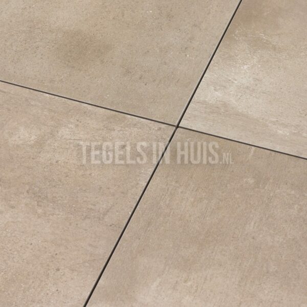 vloertegel indeed betonlook vision beige 60x60 gerectificeerd