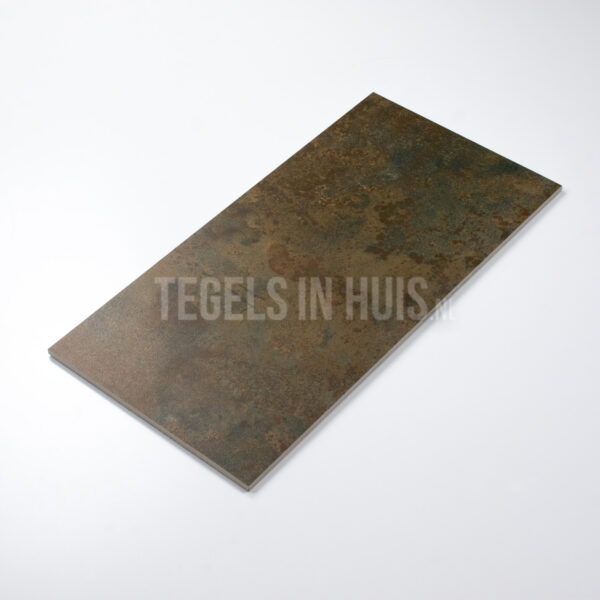 vloertegel / wandtegel metallique cobre bruin lappato 30x60 gerectificeerd full body