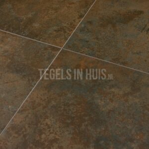 vloertegel metallique cobre bruin lappato 60x60 gerectificeerd full body
