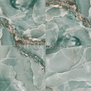Vloertegel Onix marmer turquoise gepolijst 120×120 gerectificeerd (min afname 14.4 m2)