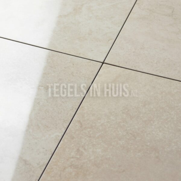 vloertegel pietra cap tan beige gepolijst 60x60 gerectificeerd