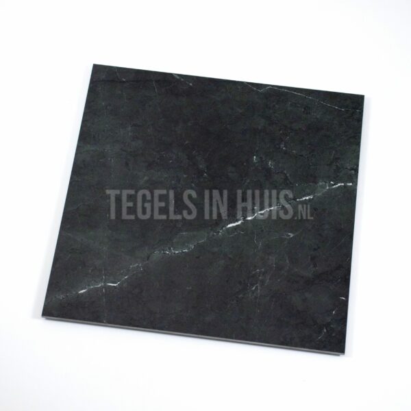 vloertegel ticino stone zwart gepolijst 80x80 gerectificeerd