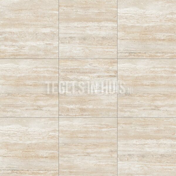 vloertegel travetin natural mat 120x120 gerectificeerd (min afname 51.84 m2)