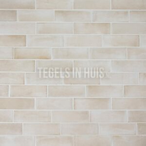 vloertegel / wandtegel coco beige canvas mat 5x15