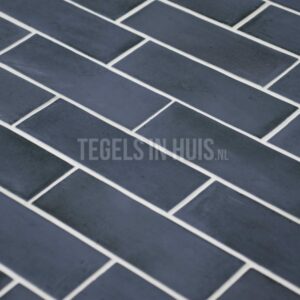 vloertegel / wandtegel coco donker blauw night mat 5x15