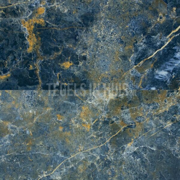vloertegel / wandtegel dero marmer blauw gepolijst 60x120 gerectificeerd