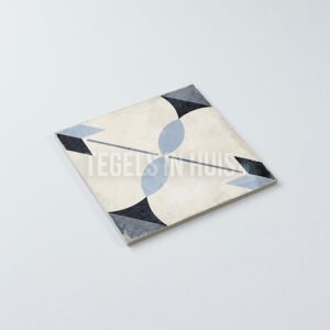 vloertegel vintage arcade blauw 20x20cm
