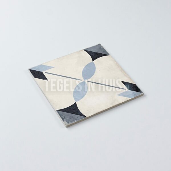 vloertegel vintage arcade blauw 20x20cm