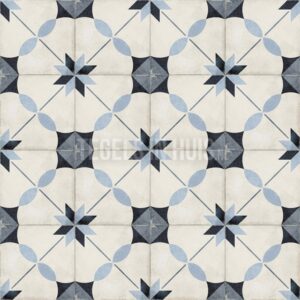 vloertegel vintage arcade blauw 20x20cm