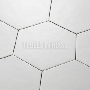 vloertegel / wandtegel hexagon hexatile wit 17.5x20