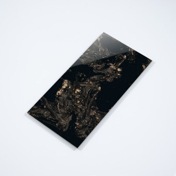 vloertegel / wandtegel magnifique marmer zwart gepolijst 60x120 gerectificeerd