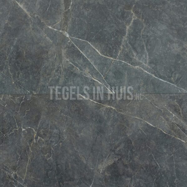 vloertegel / wandtegel marble s donker grijs gepolijst 60x120 gerectificeerd