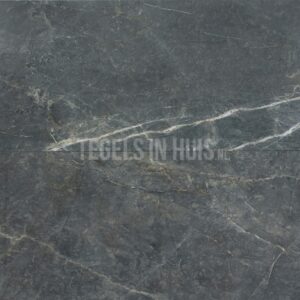 vloertegel / wandtegel marble s donker grijs gepolijst 60x120 gerectificeerd