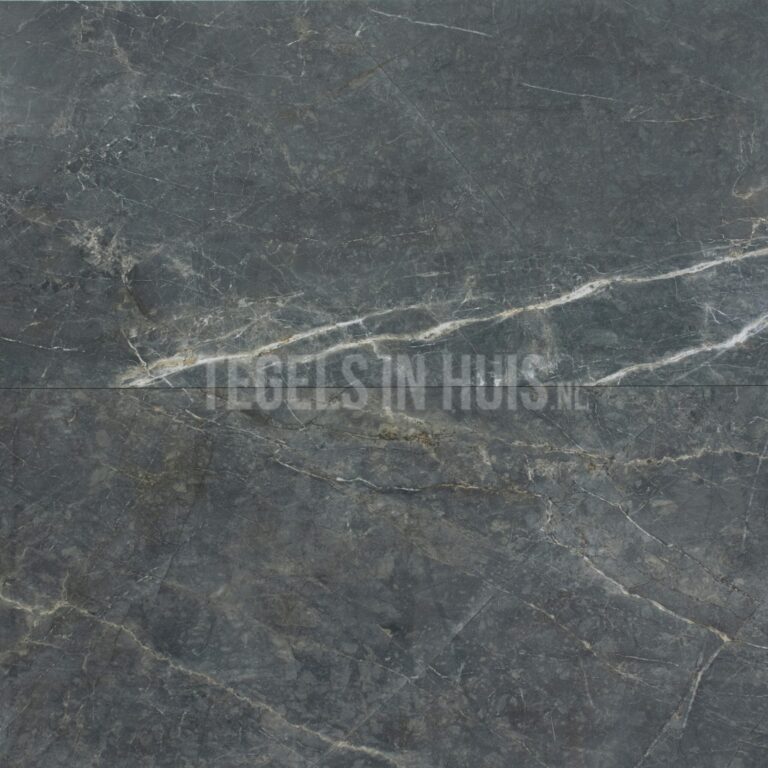 vloertegel / wandtegel marble s donker grijs gepolijst 60x120 gerectificeerd