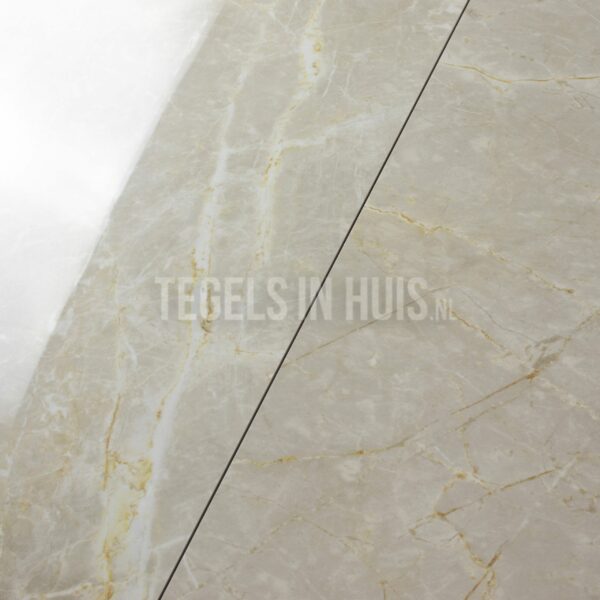 vloertegel / wandtegel marble s ivoor gepolijst 60x120 gerectificeerd