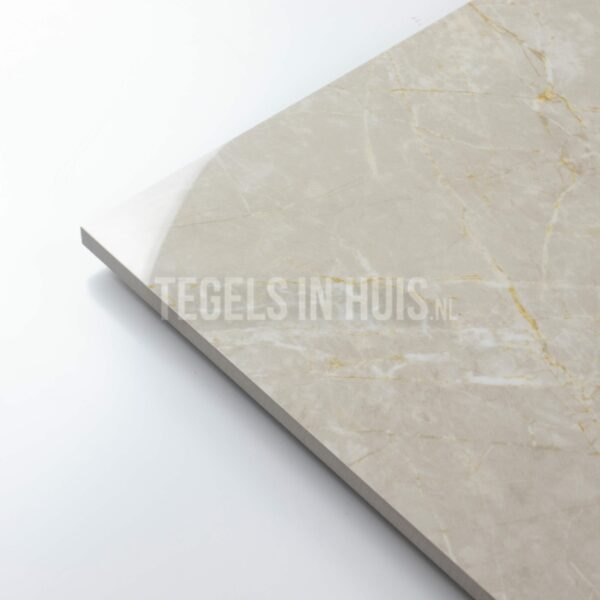 vloertegel / wandtegel marble s ivoor gepolijst 60x120 gerectificeerd