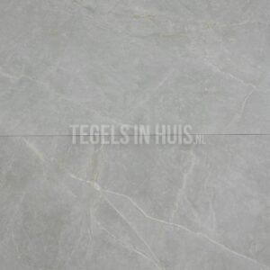 vloertegel / wandtegel marble s licht grijs gepolijst 60x120 gerectificeerd