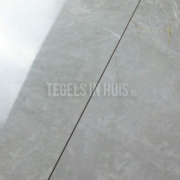 vloertegel / wandtegel marble s licht grijs gepolijst 60x120 gerectificeerd