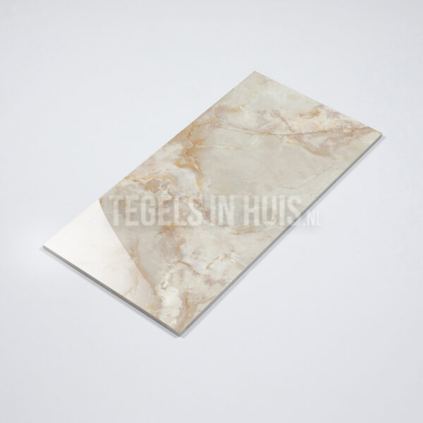 vloertegel / wandtegel olix marfil beige gepolijst 60x120 gerectificeerd