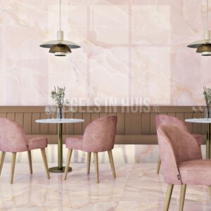 vloertegel onix marmer roze gepolijst 120x120 gerectificeerd (minimale afname van 57,6 m2)