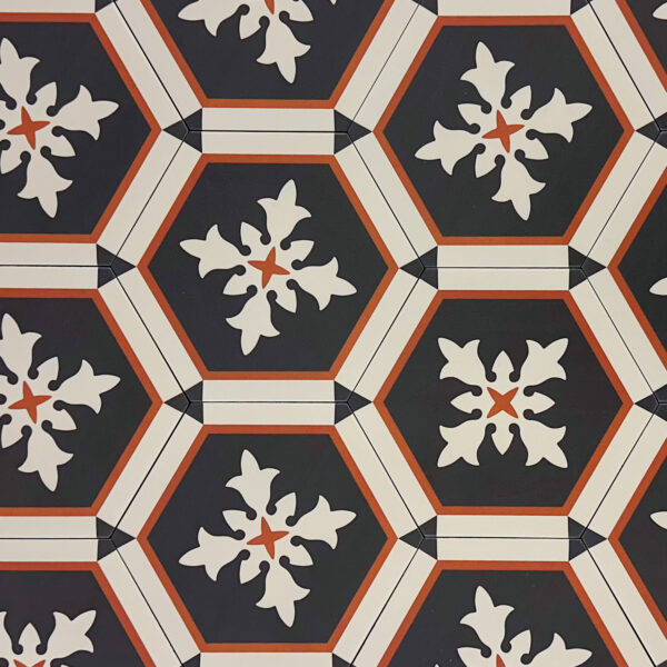 vloertegel / wandtegel hexagon coimbra aveiro 17,5x20