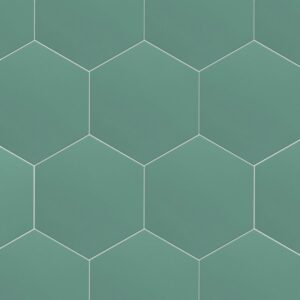 Vloertegel / wandtegel hexagon Coimbra jade groen 17,5×20
