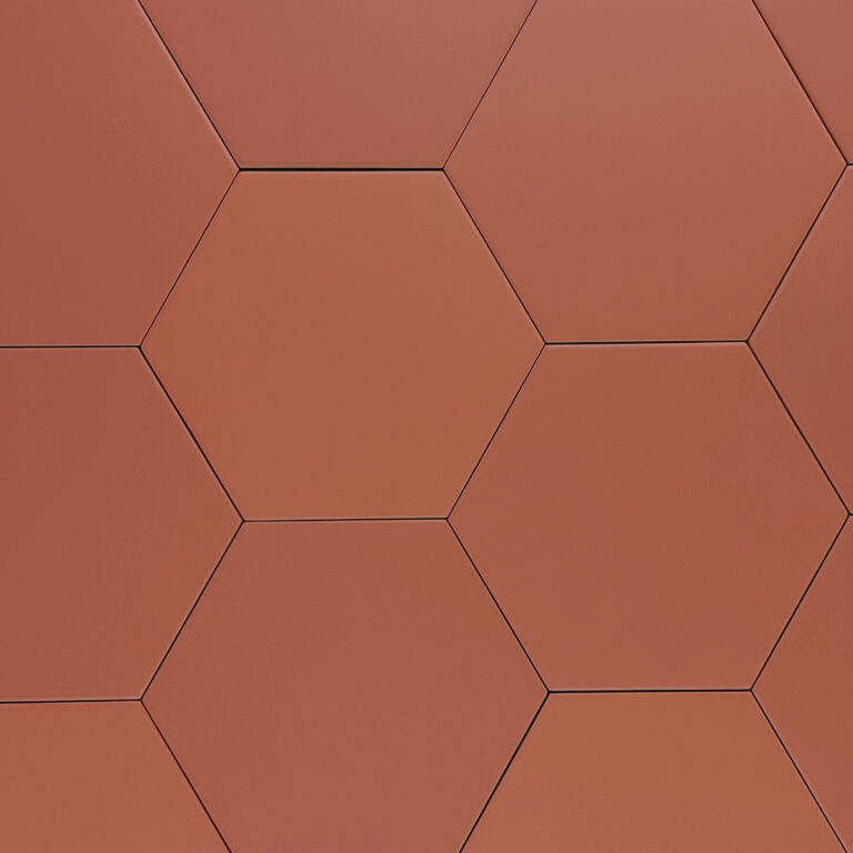 vloertegel / wandtegel hexagon coimbra terracotta 17,5x20
