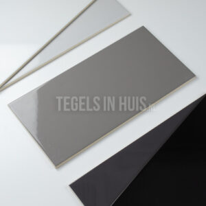 Wandtegel 20×40 mat zwart WAAMB732