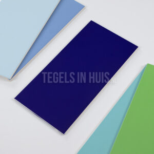 Wandtegel 20×40 mat blauw WAAMB541