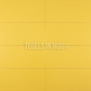 wandtegel 20x40 mat donker geel waamb222