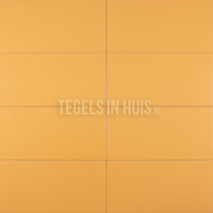 wandtegel 20x40 mat donker oranje waamb282